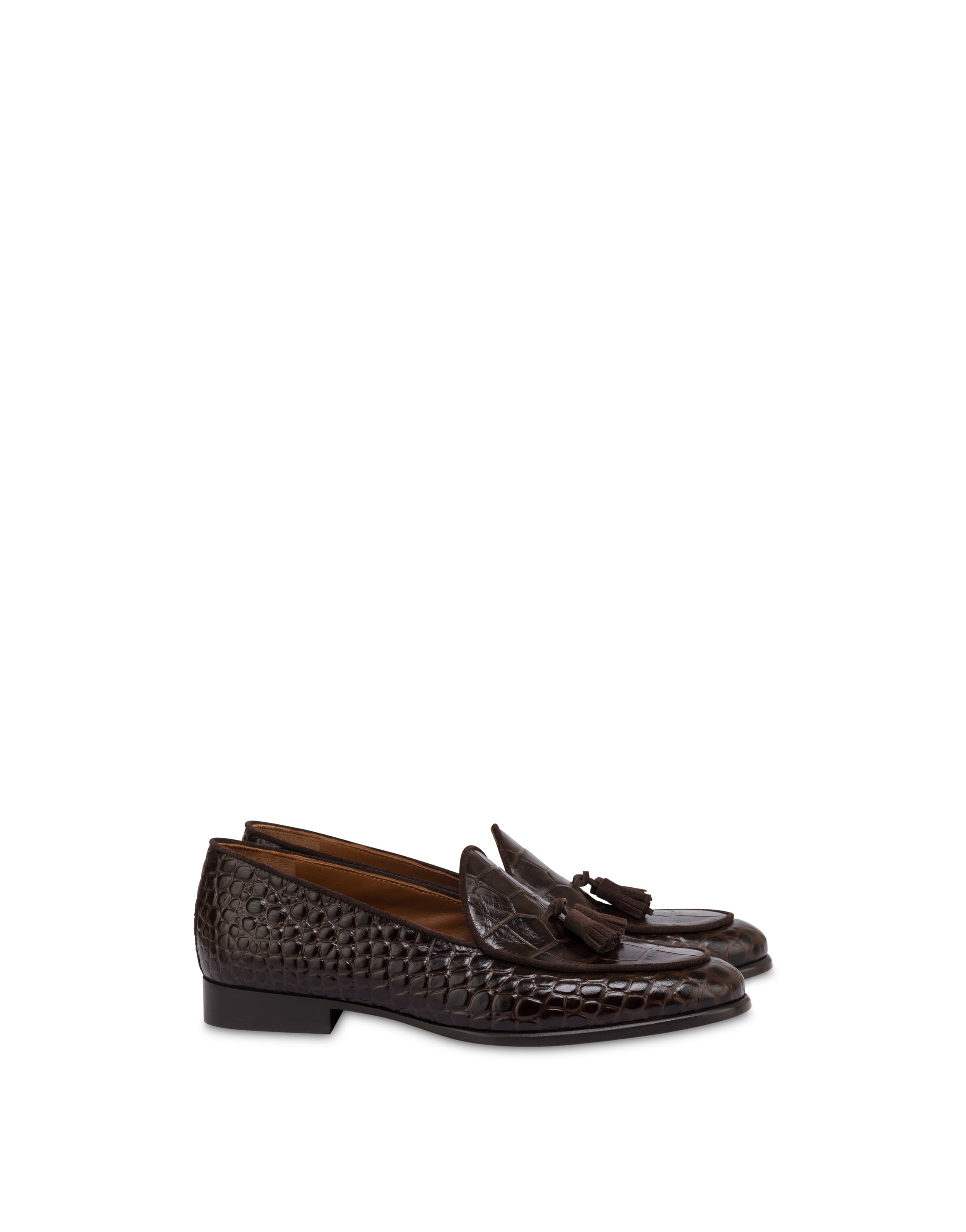Belgian Shoes Outline in vitello stampa cocco e crosta T.MORO/T.MORO — vista 2