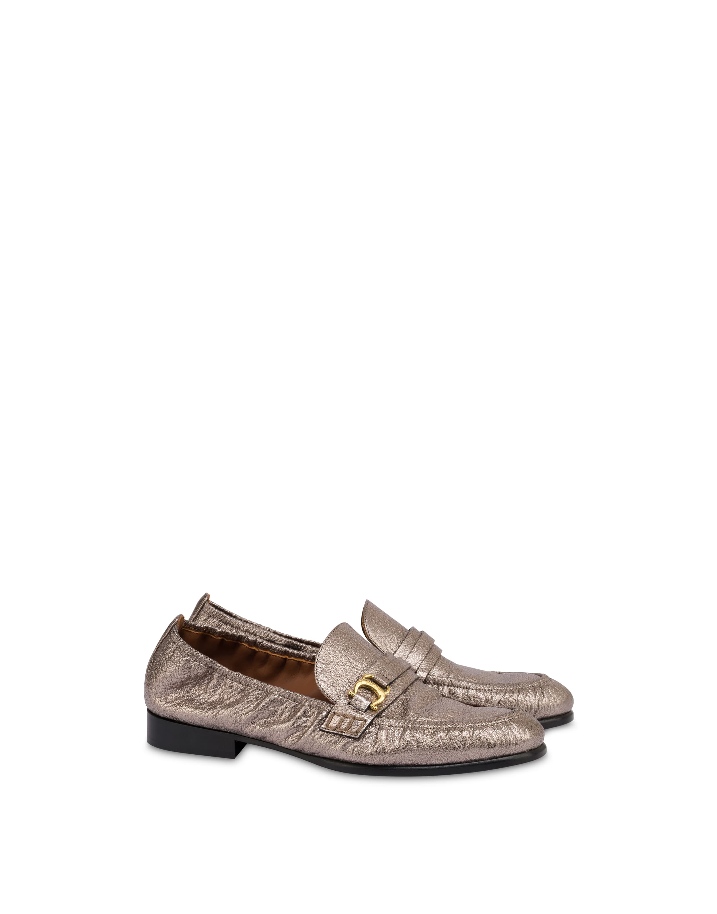 Mocassino Uptown in capra metallizzata — vista 2