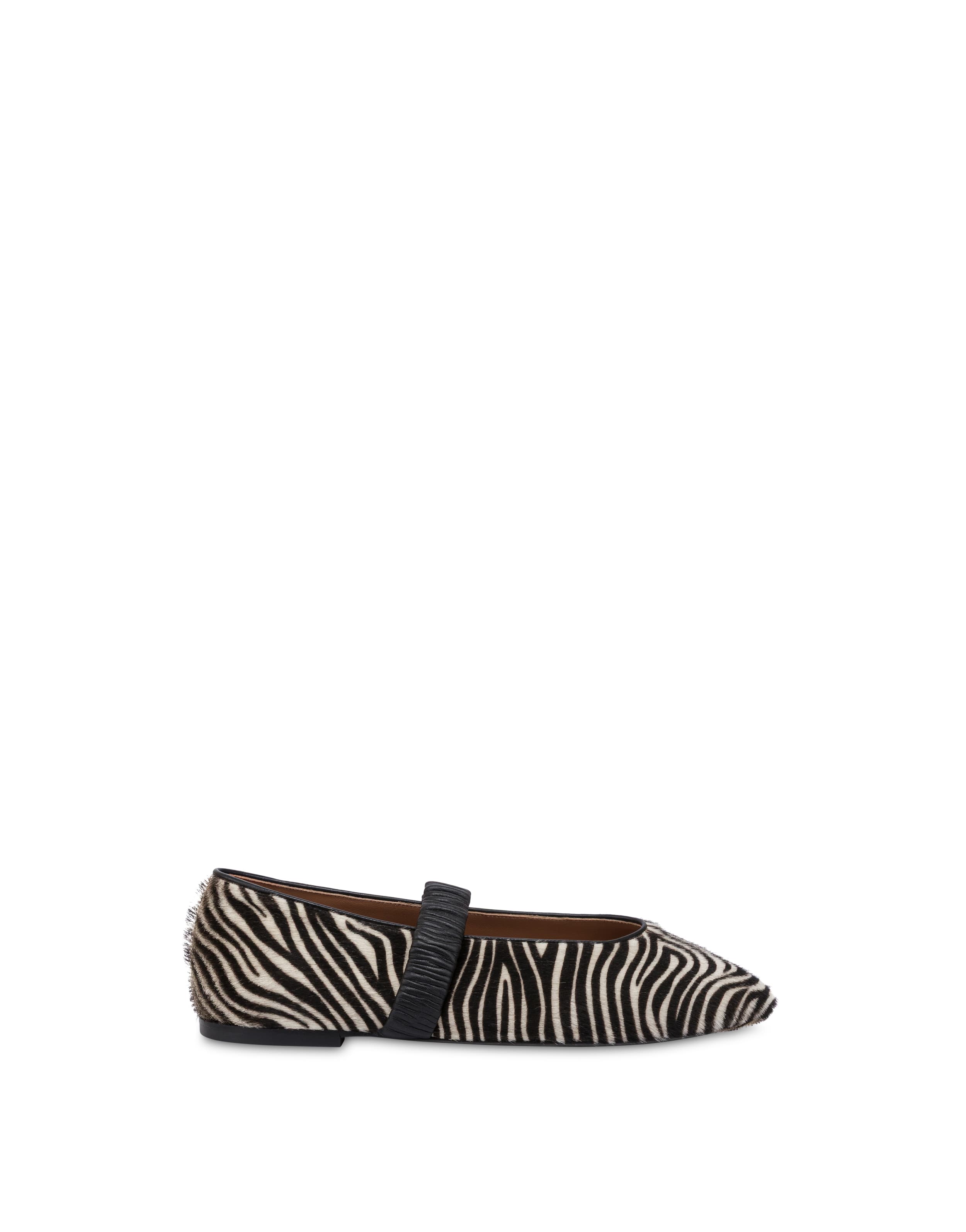 pollini — Ballerina Ballet in cavallino stampato ZEBRA