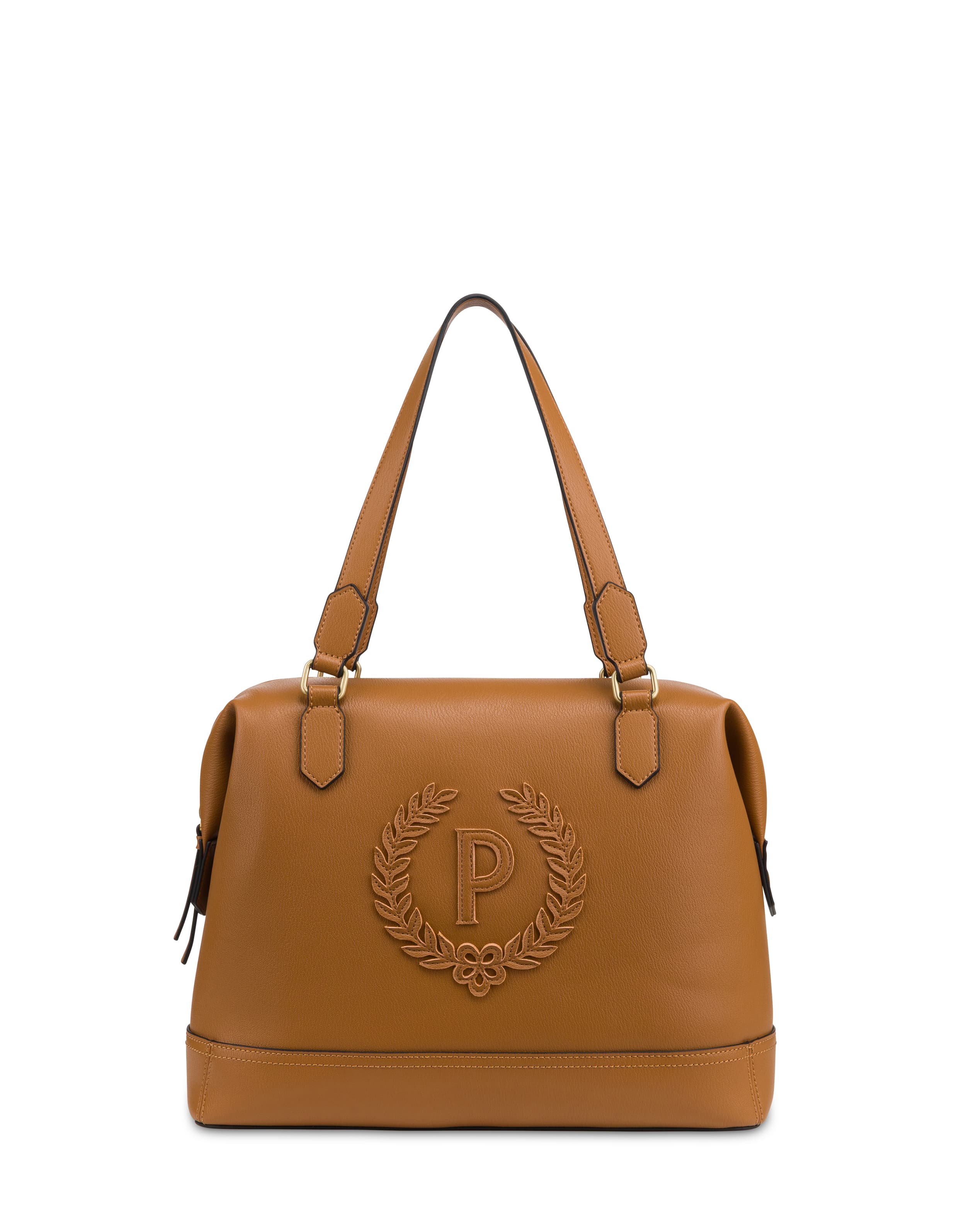 pollini — Barrel Bag Crown in Grained Pu