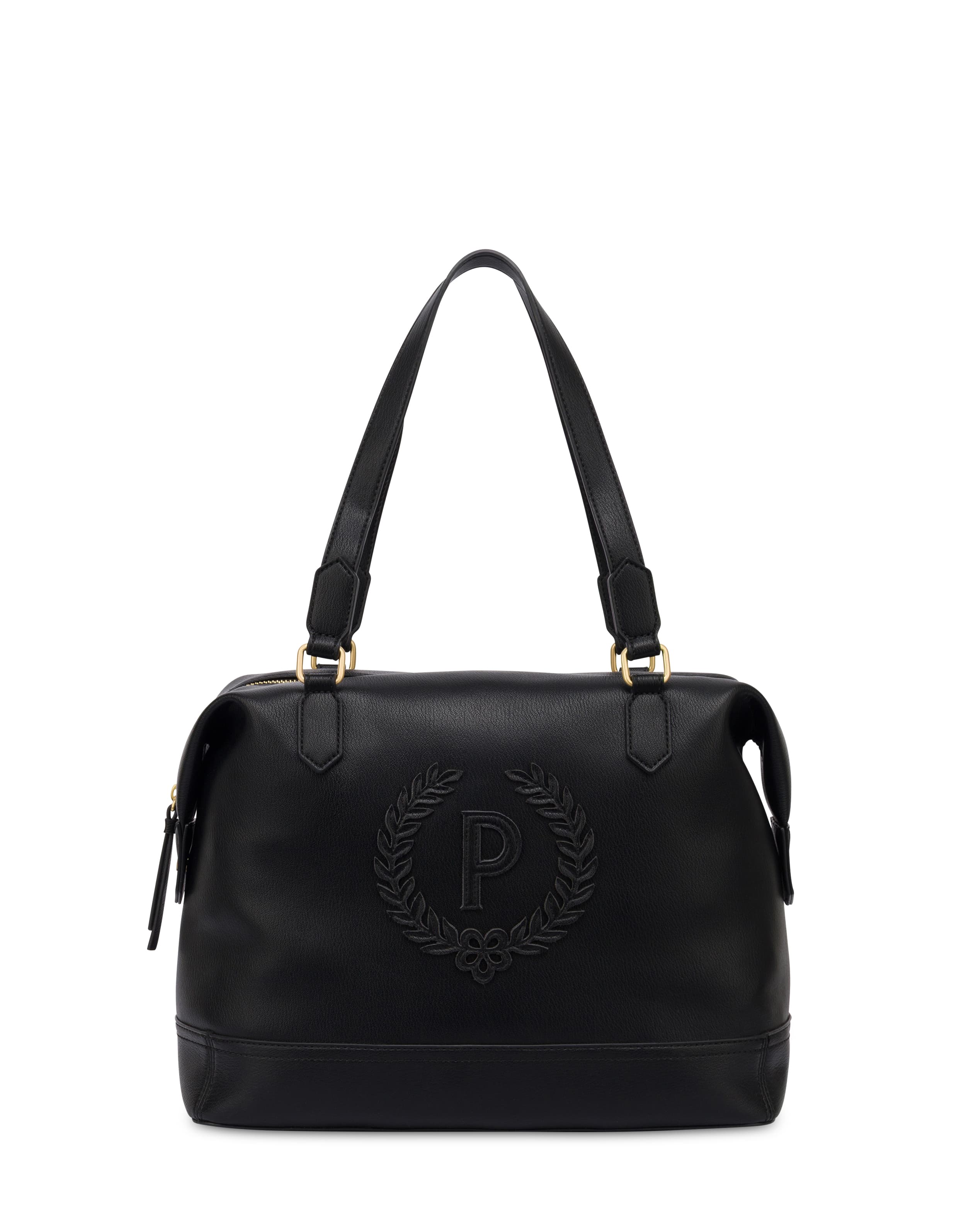 pollini — Barrel Bag Crown in Grained Pu