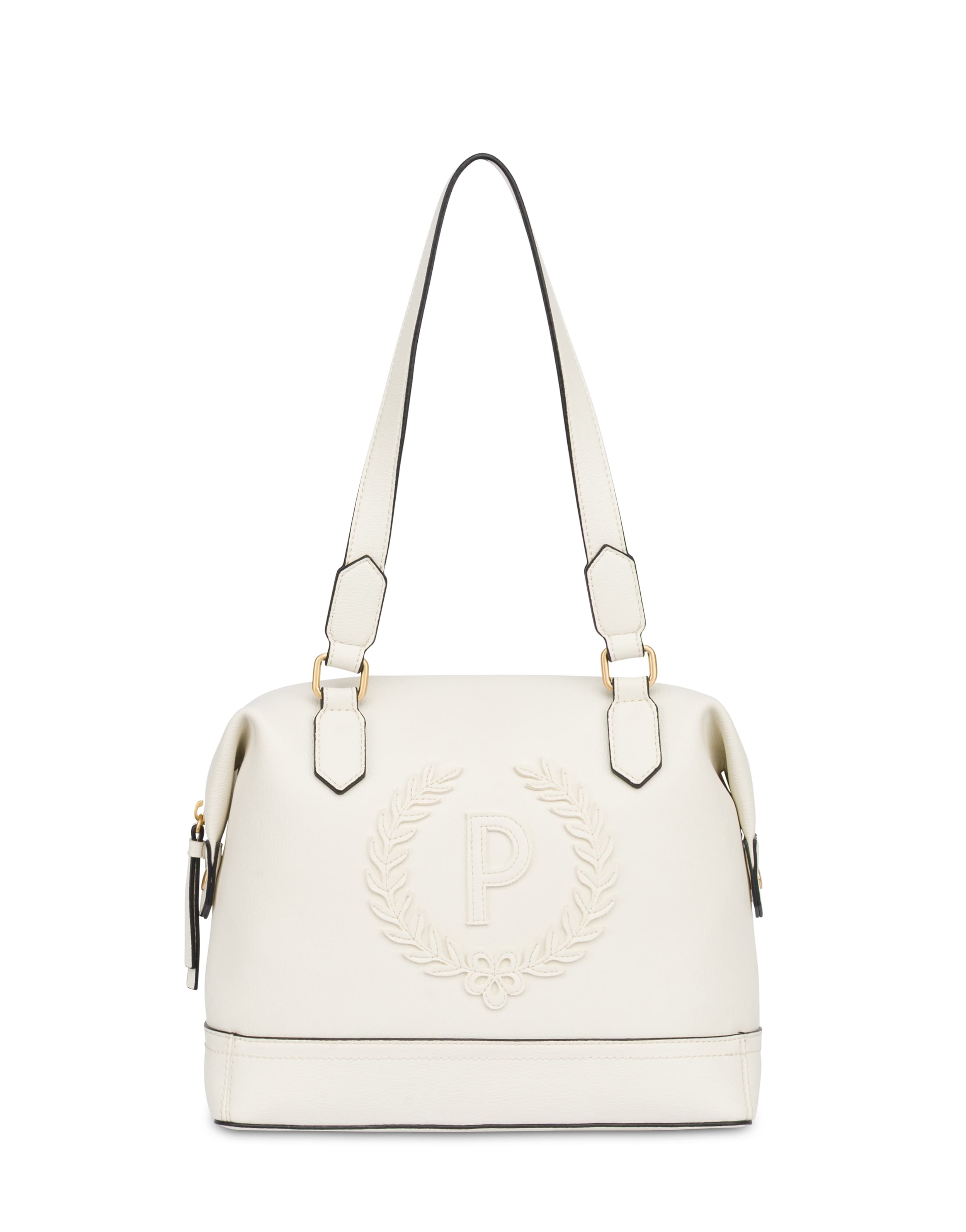 pollini — Barrel Bag Crown in Grained Pu