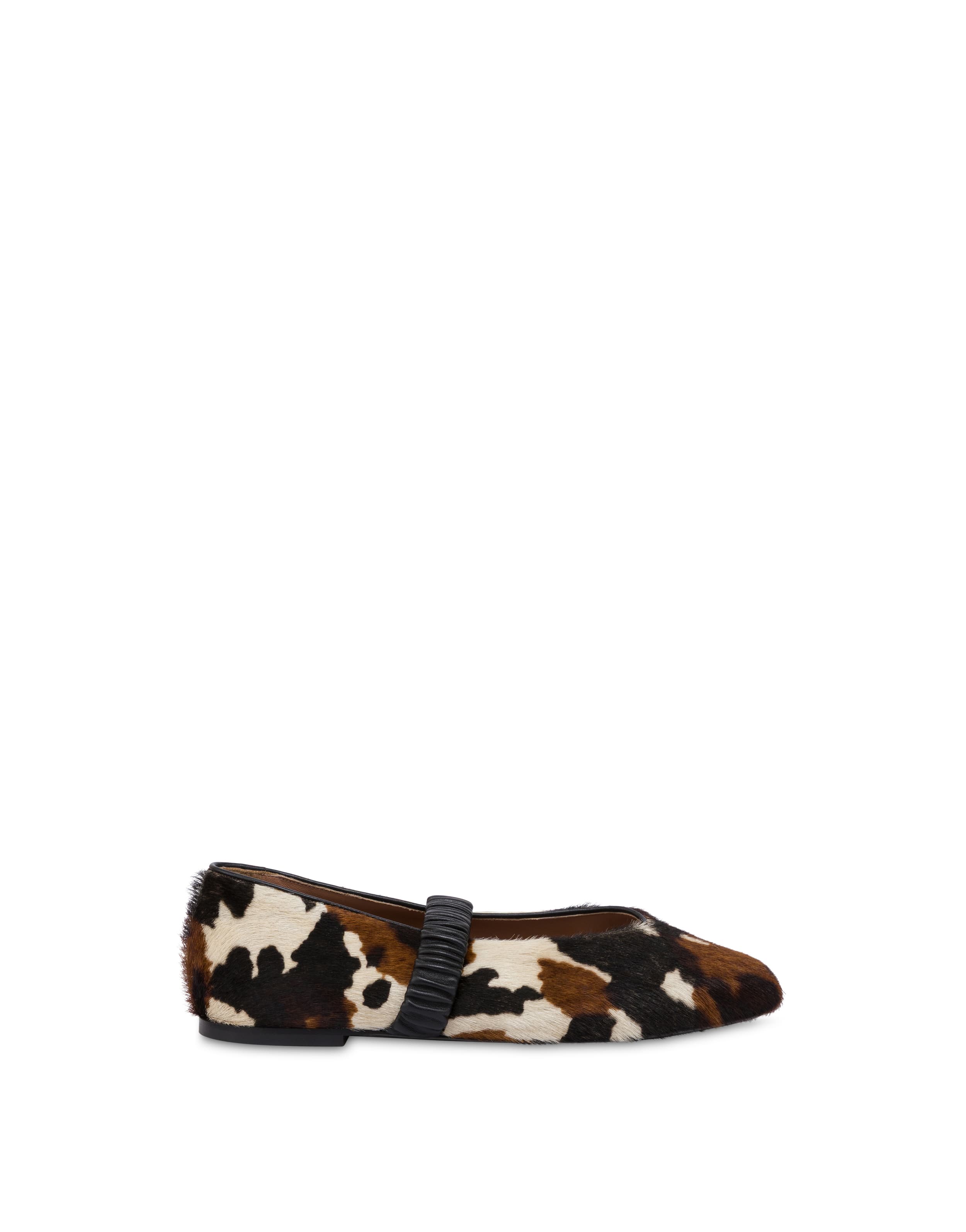 pollini — Ballerina Ballet in cavallino stampato COW
