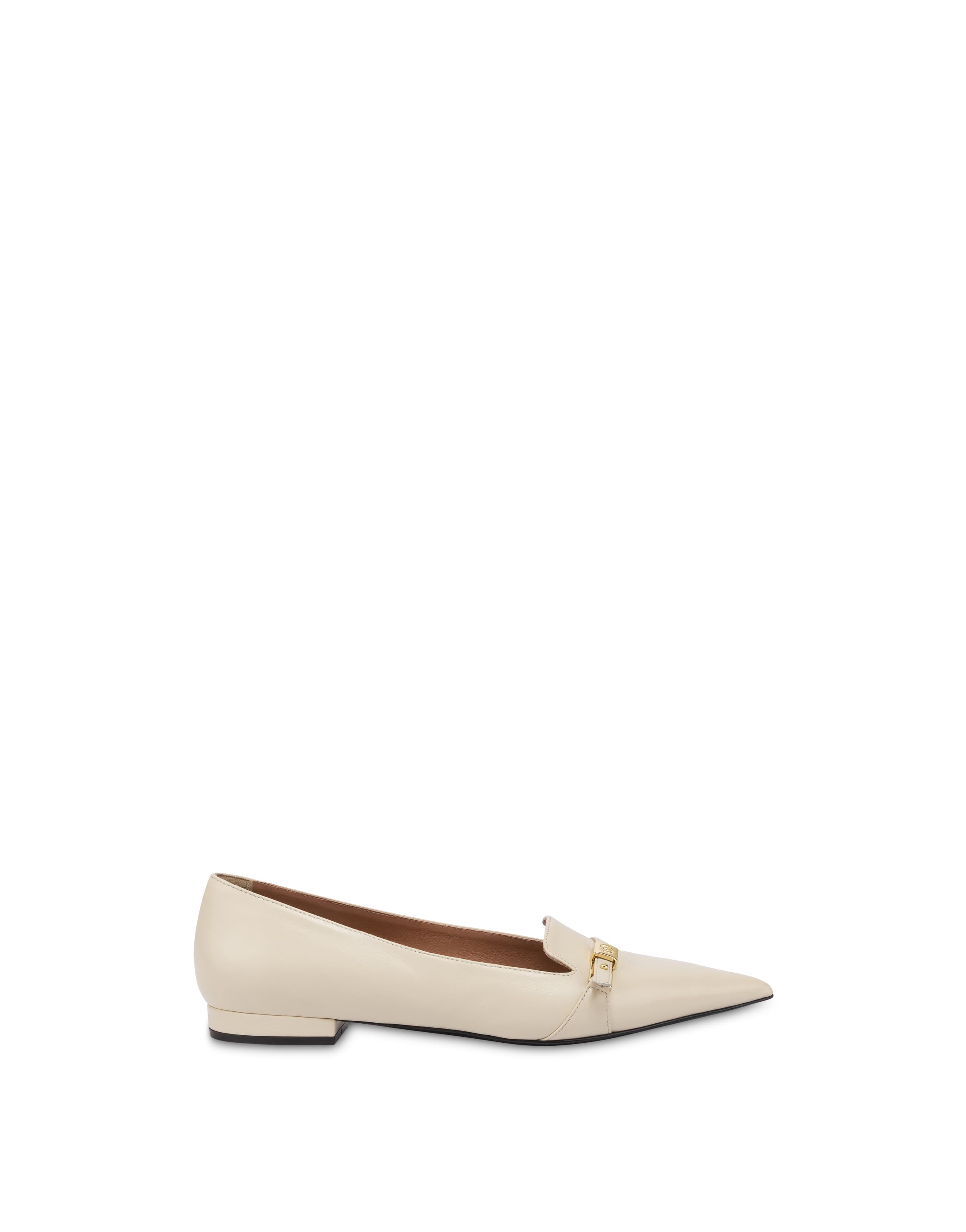 pollini — Ballerina Alba in vitello BURRO