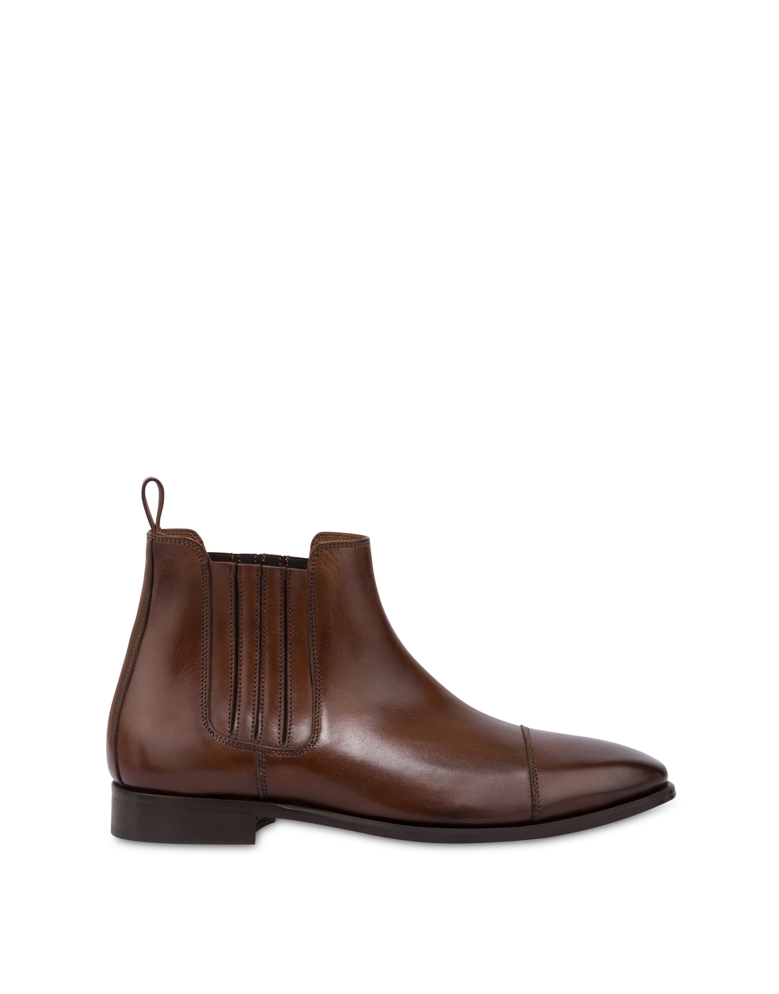 pollini — Scarponcino 1920 in vitello crust NOCE