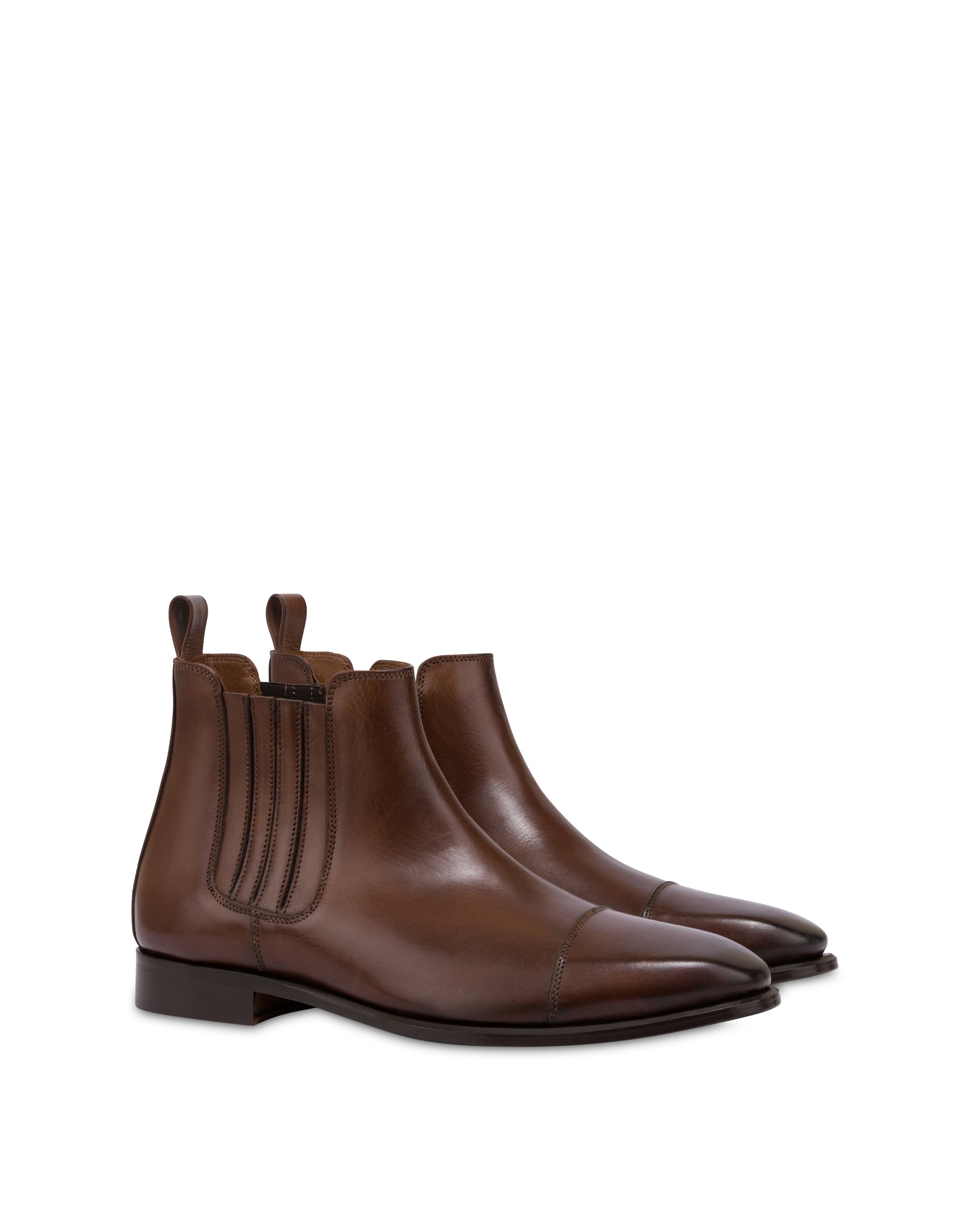 Scarponcino 1920 in vitello crust NOCE — vista 2